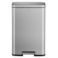 Poubelle De Cuisine à Pédale EKO Madison 30 L - Acier Inoxydable Brossé Résistant Aux Traces, Seau Intérieur Amovible, Mécanisme Silencieux