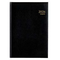 Agenda journalier Minister noir 22x 16 cm - Année 2026