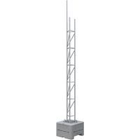 Lot De 5 Feux De Mât En Treillis Pour Modélisme Ferroviaire – Échelle 1:87 (calibre HO) – LED 3V Avec Résistances 12-16V – Lumière Réaliste