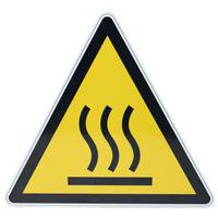Panneau danger - Surface chaude - PVC - Manutan Expert