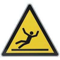 Panneau danger - Surface glissante - Manutan Expert