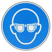 Panneau Lunettes de protection obligatoires - PVC - Manutan Expert