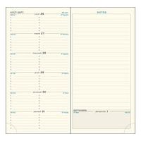 Recharge agenda Espace 17 8,8x17 - Exacompta