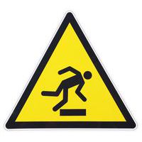 Panneau - Risque trébuchement, obstacle - Manutan Expert