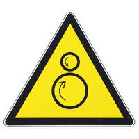 Panneau danger - Rouleaux contrarotatifs - Manutan Expert