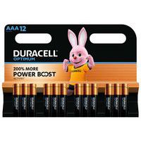 Pile Alcaline Optimum AAA - 12 unités - Duracell