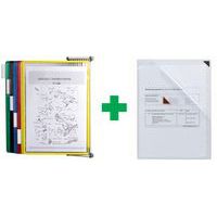 Ensemble mural A4 10 poches assorties et Kang Easy Clic A4 - Tarifold