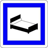 Panneau de signalisation Hotel - Kelias