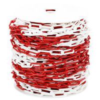 Chaîne En Plastique 8 X 25 Rouge Et Blanc - 65011