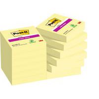 Bloc 90 feuilles 47,6x47,6 mm jaune super sticky - Post-it thumbnail image