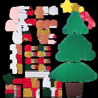 Kit DIY sapin de Noël géant feutrine avec 30 décorations thumbnail image 2
