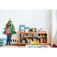 Kit DIY sapin de Noël géant feutrine avec 30 décorations thumbnail image 4
