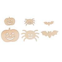 Lot 30 mini silhouettes Halloween à décorer thumbnail image 2
