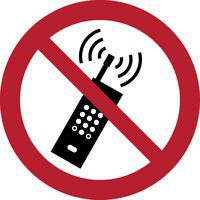 Panneau pictogramme Interdiction de téléphoner