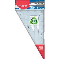 Equerre 60° grand côté 21 cm en plastique recyclé - Maped