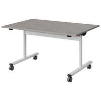 Table Malibu rabattable 120x80cm - stratifié chant ABS - Manutan Expert