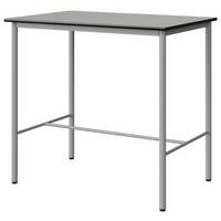 Mange-debout Malibu 120x80 cm stratifié isoson chant surmoulé Manutan Expert