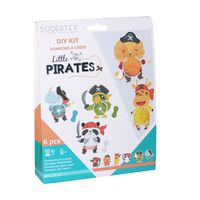 Kit 6 pompons à fabriquer ''petits pirates'' thumbnail image