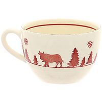 Tasse Jumbo Faience 12 5Cm Vache Rouge - Matceramica