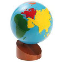 Globe des continents colorés thumbnail image
