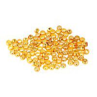 Perles à écraser - diam. 2,5mm x100 - dorées thumbnail image 2