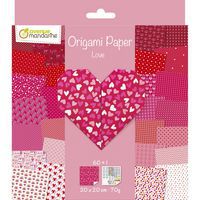 Origami Love, 60 feuilles 20 x 20, 70g - Avenue Mandarine thumbnail image