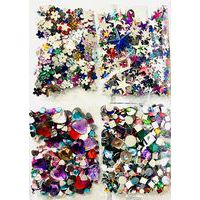 Assortiment 1900 strass thèmes, tailles & couleurs assorties - Ammi thumbnail image