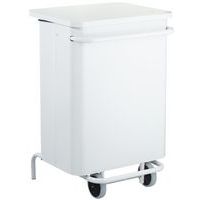 Poubelle agroalimentaire mobile à pédale - 70L - Rossignol