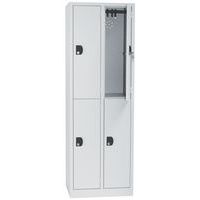 Vestiaire multicases à penderie Modulo - 1 à 3 colonnes - Sur socle - Manutan