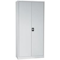 Armoire haute d'atelier à portes battantes 4 étagères L120 x P43,5