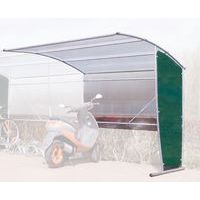Abri cycles rectangulaire - Suivant sans support cycles