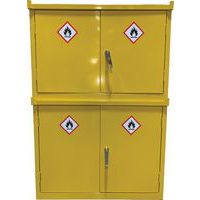 Armoire empilable COSHH, 2 portes - Stockage de produits inflammables - Elite