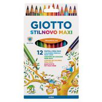 Etui de 12 crayons de couleurs stilnovo maxi - Giotto thumbnail image