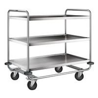 Chariot en inox et aluminium