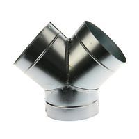 D rivation 45 Pour Gaines De Ventilations Rigides 80 125 Mm 