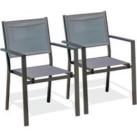 Fauteuil jardin empilable Tolede en lot - DcbGarden