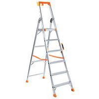 Escabeau professionnel aluminium, Hauteur d'accès: 3.37 m, Plate-forme hauteur: 1.371 m