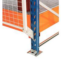 Protection rayonnage Easy-Rack - Grille anti-chute - Palet de fixation - Manorga