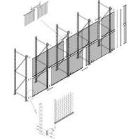 Protection rayonnage Easy-Rack - Grille anti-chute - Accessoires de fixation - Manorga