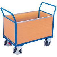 Chariot ergonomique 4 panneaux bois - Capacité 400 kg à 500 kg