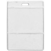 Porte-badge avec poche pour étiquette - Paquet de 100 - Sogedex