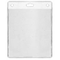 Porte-badge souple pour badge 86 x 101 mm - Paquet de 100 - Sogedex