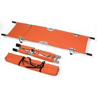 Brancard orange pliable avec housse de transport - FARMOR