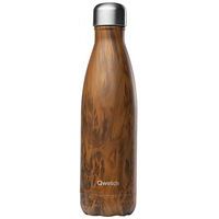 Bouteille isotherme 500ml wood - Qwetch