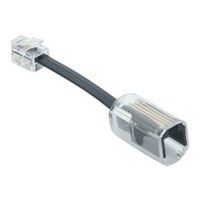 Adaptateur Téléphonique RJ9 Monobloc Anti-Enroulement CONECTICPLUS - Connexion Or Plaqué