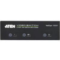 Commutateur 2 PORTS vga et audio+ RS232 aten VS0201 300MHz