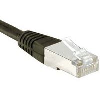 Cordon RJ45 Budget catégorie 6 F/UTP noir - 50 m