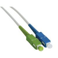 Jarretière simplex mono OS2 9/125 SC-APC/SC-UPC blanc - 10 m