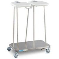 Poubelle mobile inox GAS - Hupfer HUPFER