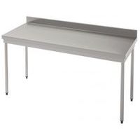 Table de travail adossée inox - Hupfer HUPFER